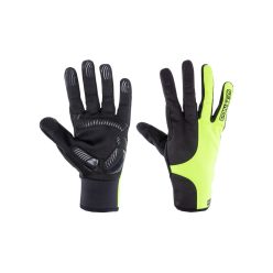   Contec Bleak Touch Safe R téli hosszú ujjú kerékpáros kesztyű [fekete-zöld, S]