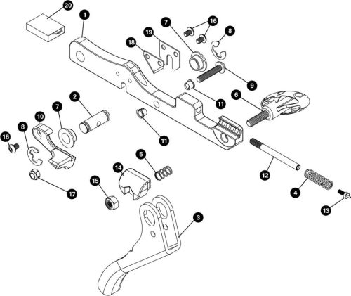 Park Tool HBT-1 fékcső vágó/perselyező alkatrészek fékcsővágó
