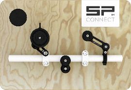 SP Connect telefon tartó bemutató állvány motor SPC+