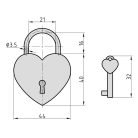 Basi Heart Lock szerelemlakat