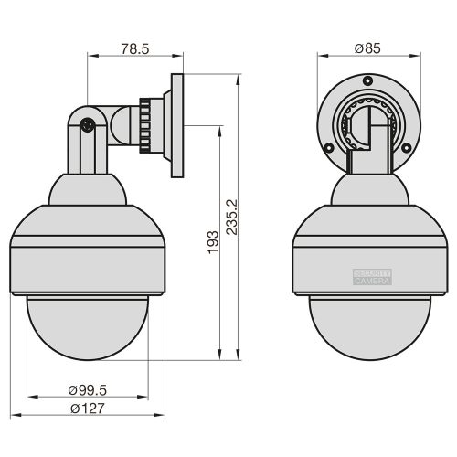 Basi KA 302 dome álkamera