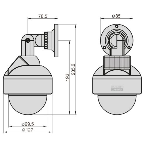 Basi KA 312 napelemes álkamera