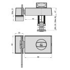 Basi KS 500 60 SB felsőzár nyitáshatárolóval