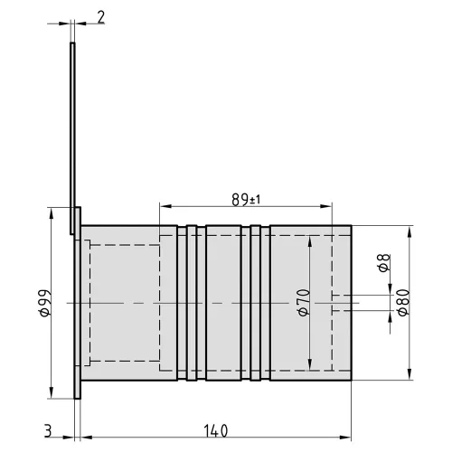Basi RT 103 S nagyméretű csőszéf