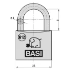 Basi VHS 612 25 réz lakat