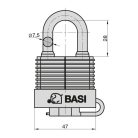 Basi VHS 615W 40 időjárásálló lakat