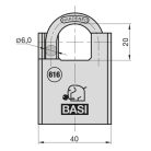 Basi VHS 616 40 kengyelvédett lakat