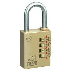 Basi VHS KS 622 40 számzáras réz lakat