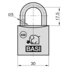 Basi VHS 630 30 alumínium lakat