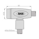 Basi ZR 306 megerősített kerékpárzár, 100 cm / 8 mm