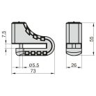 Basi ZR 311 féktárcsa zár