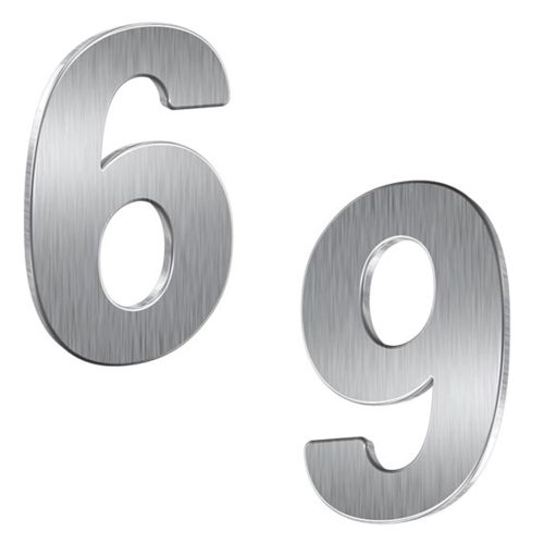 Basi HN 150 6/9 nemesacél házszám