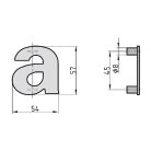 Basi HN 150 a nemesacél házszám