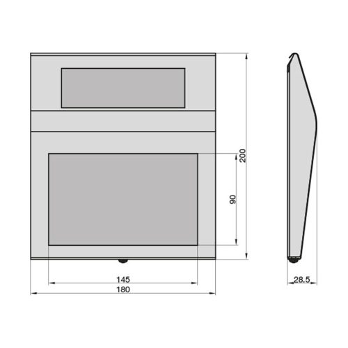 Basi SHN 200 világító házszám