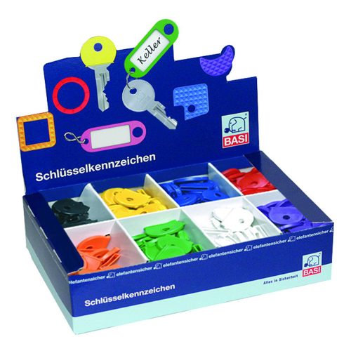 Basi SK 8540 kulcsjelölő sapka vegyes színekben (200 db)