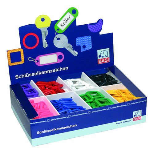 Basi SK 8560 kulcsjelölő gyűrű vegyes színekben (200 db)