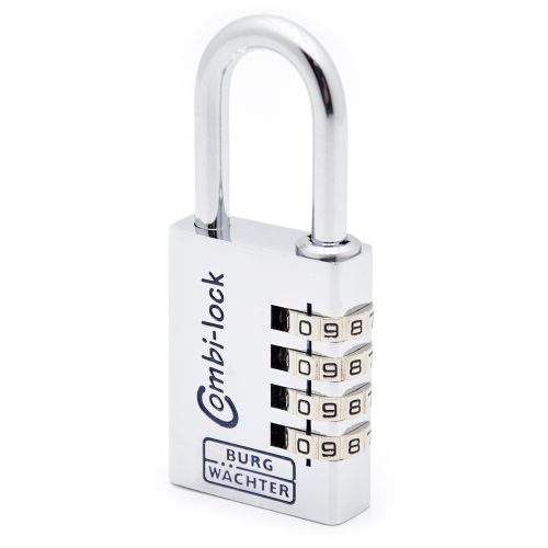 Burg Wachter Combi Lock 90 40 Chromo SB számzáras lakat