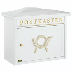   Burg Wachter Sylt 1883 W díszes kerítésen kívüli postaláda