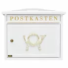 Burg Wachter Sylt 1883 W díszes kerítésen kívüli postaláda