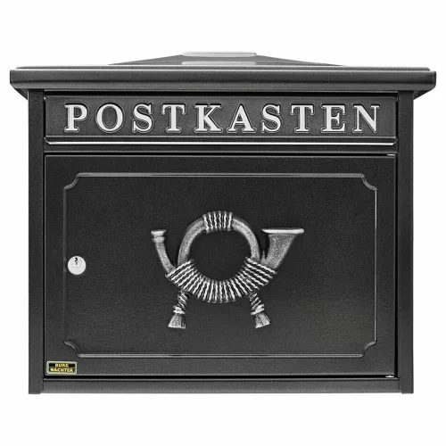Burg Wachter Sylt 1883 E díszes kerítésen kívüli postaláda