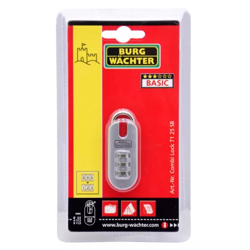 Burg Wachter Combi Lock 71 25 SB bőrönd lakat