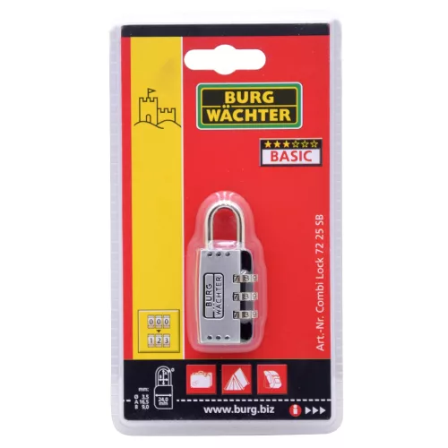 Burg Wachter Combi Lock 72 25 SB bőrönd lakat