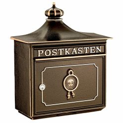   Burg Wachter Bordeaux 1895 BC luxus öntött alumínium postaláda