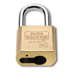   Burg Wachter Profi 116 PC 50 80 Ni biztonsági lakat félcilinderhez előkészítve