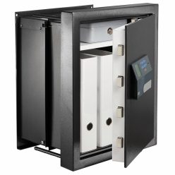   Burg Wachter WT 616 E FP változtatható mélységű faliszéf ujjlenyomatolvasós zárral