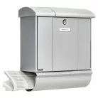 Burg Wachter OlympSet 91600 SI extra nagyméretű kerítésen kívüli postaláda újságtartóval