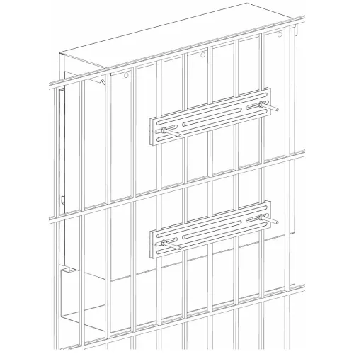Burg Wachter BK Zaun Kit 3825 NI postaláda rögzítőkészlet