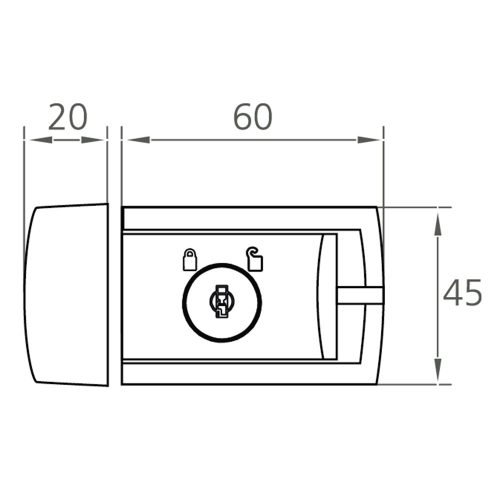 Burg Wachter WZ 60 BR biztonsági tolózár
