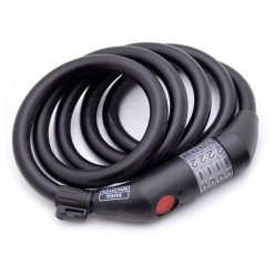   Burg Wachter 1235 180 L számzáras spirálzár megvilágított számokkal, 180 cm / 15 mm