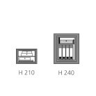 Burg Wachter H 210 E tűzvédett bútorszéf elektronikus zárral, díjtalan szállítással