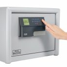 Burg Wachter DS 415 E FP tűzálló páncélszekrény ujjlenyomatolvasós zárral