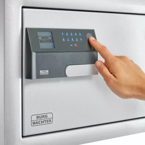 Burg Wachter MTD 740 E FP prémium tűzálló páncélszekrény ujjlenyomatolvasós zárral