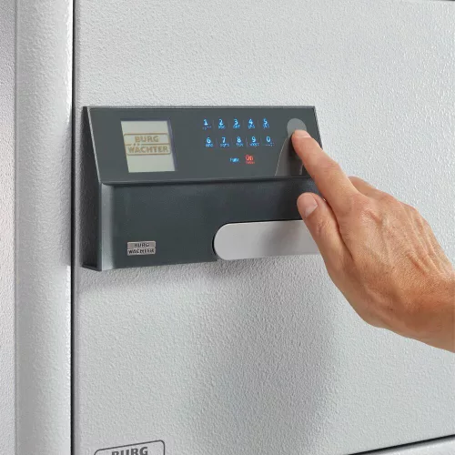 Burg Wachter MTD 750 E FP prémium tűzálló páncélszekrény ujjlenyomatolvasós zárral