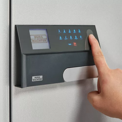 Burg Wachter MTD 780 E FP prémium tűzálló páncélszekrény ujjlenyomatolvasós zárral