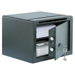   Burg Wachter PS 120 K EWS dupla bedobónyílásos kulcsos széf