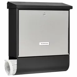   Burg Wachter LondonSet 68670 BS modern kültéri postaláda újságtartóval
