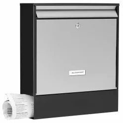   Burg Wachter OxfordSet 68770 BS modern kültéri társasházi postaláda újságtartóval