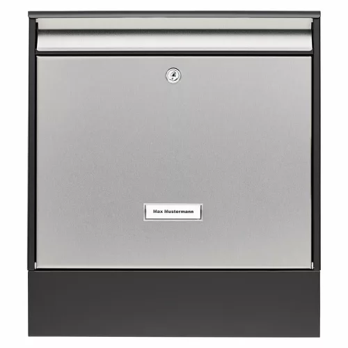 Burg Wachter OxfordSet 68770 BS modern kültéri társasházi postaláda újságtartóval