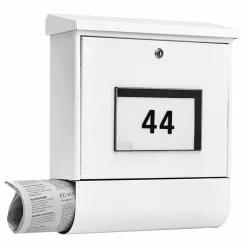   Burg Wachter Malaga 4400 W postaláda LED világítással és újságtartóval