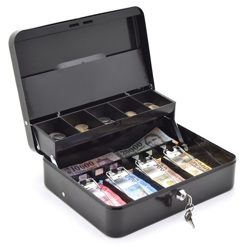 KingSAFE Cash Note pénztárkazetta aprópénztartóval