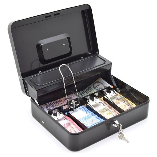 KingSAFE Cash Note pénztárkazetta aprópénztartóval