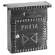 Picco Aldo kisméretű kovácsoltvas postaláda