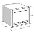 Silmec Scala 201 beépíthető postaláda