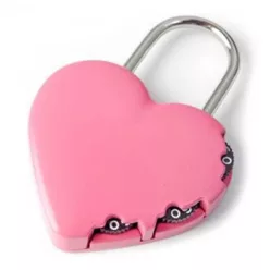 Yale Y-HEART-PINK számkombinációs lakat kicsiknek