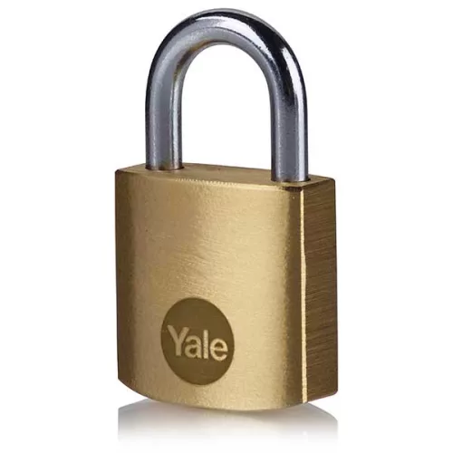 Yale Y110B/25/113/1 kisméretű réz lakat