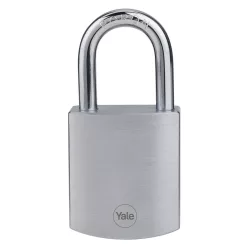 Yale Y128B/50/132/1/B félcilinderes krómozott lakat